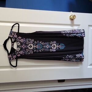 Ecote Women's mini dress in Batik print, size M